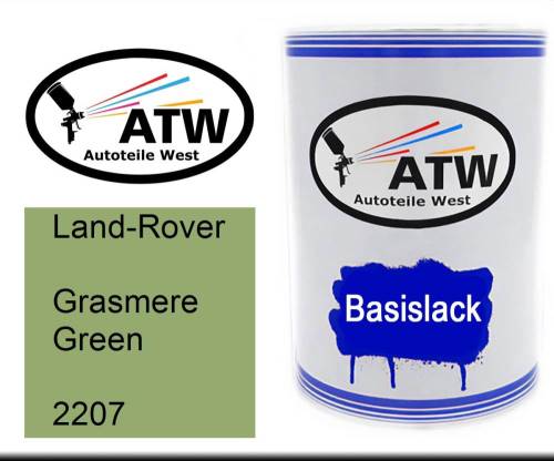 Land-Rover, Grasmere Green, 2207: 500ml Lackdose, von ATW Autoteile West.